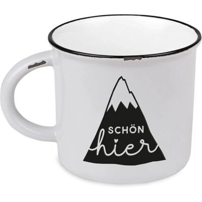 Grafik-Werkstatt Vintage Kaffeetasse - Keramikbecher zum Verschenken - 400 ml Grafik-Werkstatt Vintage Kaffeetasse - Keramikbecher zum Verschenken - 400 ml