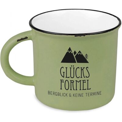 Grafik-Werkstatt Grüner Vintage Kaffee Becher - Tasse Grafik-Werkstatt Grüner Vintage Kaffee Becher - Tasse