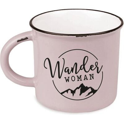 Grafik-Werkstatt Tazza da caffè rosa - Rilievo vintage - Tazza da caffè Grafik-Werkstatt Tazza da caffè rosa - Rilievo vintage - Tazza da caffè