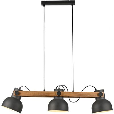Suspension JUST LIGHT CUP 2.0 - 3 Flammes, Noire, Réglable en Hauteur - Publicité Suspension JUST LIGHT CUP 2.0 - 3 Flammes, Noire, Réglable en Hauteur - Publicité