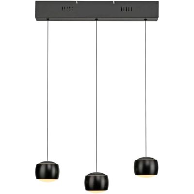 JUST LIGHT BALLINI Pendelleuchte - 3-flammig, Ø 10cm, H: 67cm, Schwarz - Pendelleuchte JUST LIGHT BALLINI Pendelleuchte - 3-flammig, Ø 10cm, H: 67cm, Schwarz - Pendelleuchte
