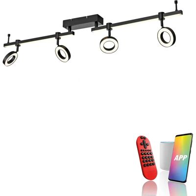 JUST LIGHT Ls-BILEDA Intelligente Deckenleuchte - RGB Weiß, Fernbedienung, Dimmbar JUST LIGHT Ls-BILEDA Intelligente Deckenleuchte - RGB Weiß, Fernbedienung, Dimmbar