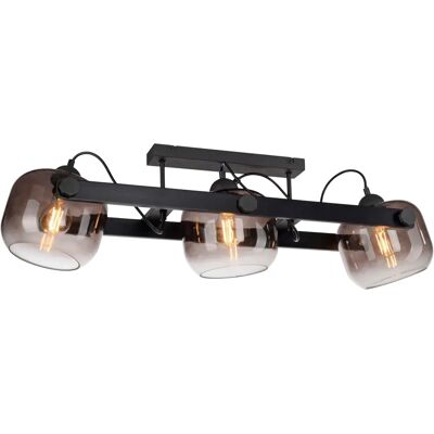 JUST LIGHT CUP 2.0 Deckenleuchte - 3-flammig, Schwarz, Ø19cm, 24cm H JUST LIGHT CUP 2.0 Deckenleuchte - 3-flammig, Schwarz, Ø19cm, 24cm H
