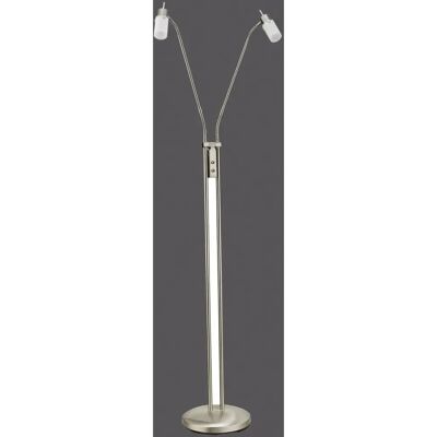 Leuchten Direkt MAX LED Stehlampe - Verstellbar, Silber, 2-flammig - Stehlampe Leuchten Direkt MAX LED Stehlampe - Verstellbar, Silber, 2-flammig - Stehlampe
