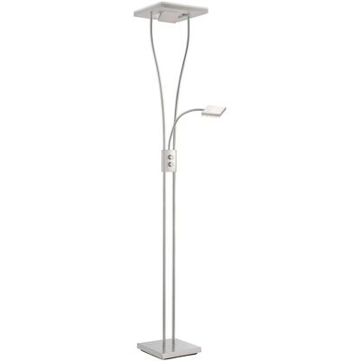 Leuchten Direkt Helia Srebrna Lampa stojąca - Regulowana i nowoczesna Leuchten Direkt Helia Srebrna Lampa stojąca - Regulowana i nowoczesna