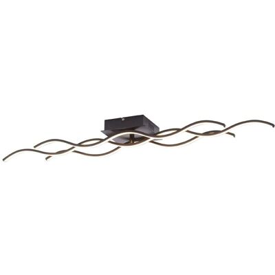 Leuchten Direkt LED Deckenleuchte WAVE Schwarz - Deckenlampe Leuchten Direkt LED Deckenleuchte WAVE Schwarz - Deckenlampe