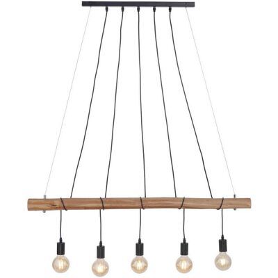 LeuchtenDirekt Lampe Suspendue Vintage en Bois - Suspension - Publicité LeuchtenDirekt Lampe Suspendue Vintage en Bois - Suspension - Publicité