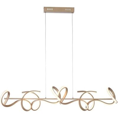 Paul Neuhaus Messing Pendellampe mit LED & Dimmer - Krisscross Paul Neuhaus Messing Pendellampe mit LED & Dimmer - Krisscross