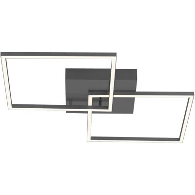 Leuchten Direkt LED Deckenleuchte - Modell 14141-18, Schwarz, Dimmbar, Fernbedienung Leuchten Direkt LED Deckenleuchte - Modell 14141-18, Schwarz, Dimmbar, Fernbedienung