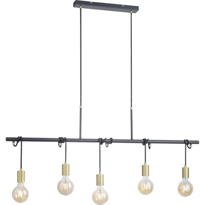 JUST LIGHT TAMARA 5-flammig Gold Pendelleuchte JUST LIGHT TAMARA 5-flammig Gold Pendelleuchte