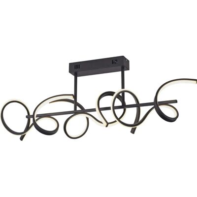 LEUCHTEN DIREKT CURLS Deckenleuchte Schwarz - Deckenlampe LEUCHTEN DIREKT CURLS Deckenleuchte Schwarz - Deckenlampe