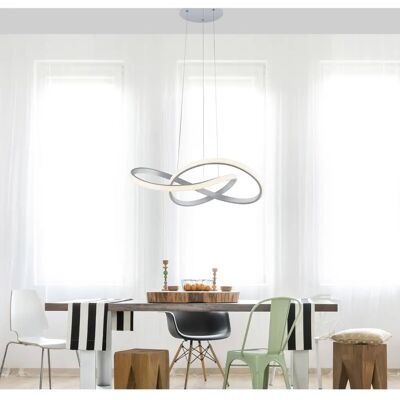Leuchten Direkt Maria Pendelleuchte - Dimmbar, Aluminium, Innen Leuchten Direkt Maria Pendelleuchte - Dimmbar, Aluminium, Innen