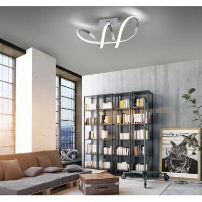 LEUCHTEN DIREKT MARIA Plafonnier - Dimmable, Blanc Chaud, Intérieur - Publicité LEUCHTEN DIREKT MARIA Plafonnier - Dimmable, Blanc Chaud, Intérieur - Publicité