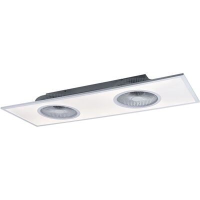 LeuchtenDirekt 14643-16 Deckenventilator mit Licht - Modernes Rechteckdesign LeuchtenDirekt 14643-16 Deckenventilator mit Licht - Modernes Rechteckdesign