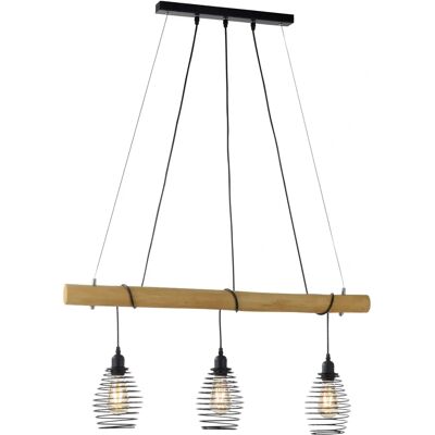 LEUCHTEN DIREKT Spring Pendelleuchte - 3-Flammig Holz LEUCHTEN DIREKT Spring Pendelleuchte - 3-Flammig Holz