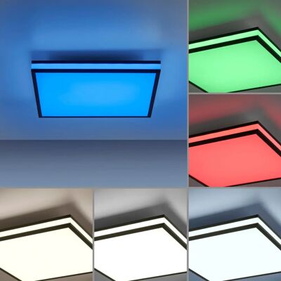 LEUCHTEN DIREKT Schwarz Mario RGB LED Deckenleuchte - Innen LEUCHTEN DIREKT Schwarz Mario RGB LED Deckenleuchte - Innen