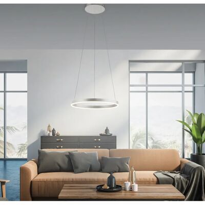 LeuchtenDirekt RITUS Suspension - Moderne Aluminium 3 Niveaux Dimmable - Publicité LeuchtenDirekt RITUS Suspension - Moderne Aluminium 3 Niveaux Dimmable - Publicité