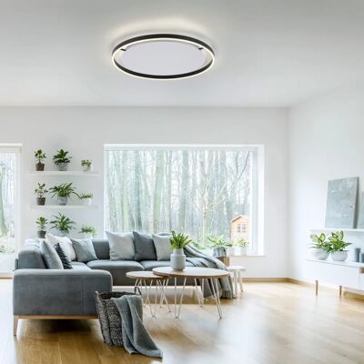 LEUCHTEN DIREKT RITUS Plafonnier Anthracite - Lampe de plafond - Publicité LEUCHTEN DIREKT RITUS Plafonnier Anthracite - Lampe de plafond - Publicité