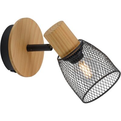 Leuchten Direkt Tamis Wandleuchte - Verstellbar, Holz, E14, Flur Leuchten Direkt Tamis Wandleuchte - Verstellbar, Holz, E14, Flur