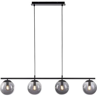 JUST LIGHT Big Widow Pendelleuchte - 4-flammig - Schwarz JUST LIGHT Big Widow Pendelleuchte - 4-flammig - Schwarz