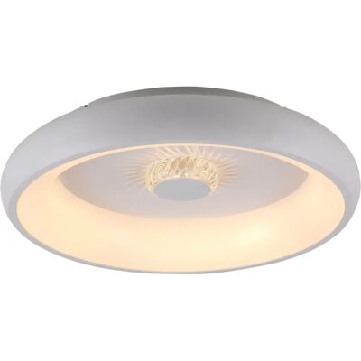 Luminaire plafond LEUCHTEN DIREKT VERTIGO - Blanc, 46,5cm, Dimmable, CCT, Télécommande - Publicité Luminaire plafond LEUCHTEN DIREKT VERTIGO - Blanc, 46,5cm, Dimmable, CCT, Télécommande - Publicité