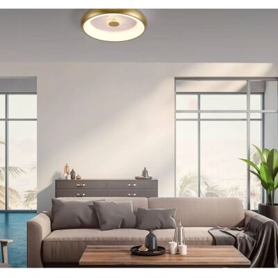 LEUCHTEN DIREKT VERTIGO LED Deckenleuchte - Dimmerbar, CCT 2700-5000K, Kristalleffekt LEUCHTEN DIREKT VERTIGO LED Deckenleuchte - Dimmerbar, CCT 2700-5000K, Kristalleffekt