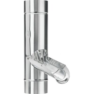 Grömo - Zink-Regenwasserklappe 87mm - Edelstahlsieb - 63527 - Regenwasserklappe Grömo - Zink-Regenwasserklappe 87mm - Edelstahlsieb - 63527 - Regenwasserklappe