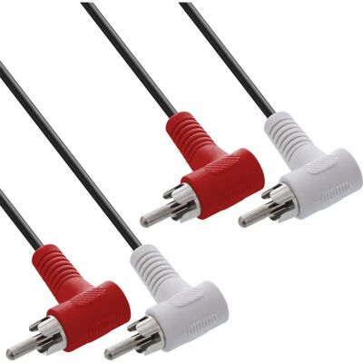 InLine 89929 Ljudkabel - Stereo RCA, Svart InLine 89929 Ljudkabel - Stereo RCA, Svart