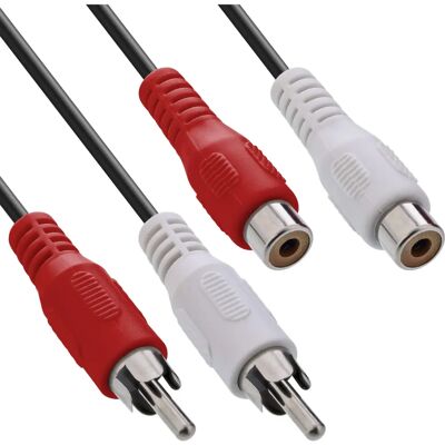 InLine 89932 Audiokabel - 2,5 m 2 x RCA Schwarz InLine 89932 Audiokabel - 2,5 m 2 x RCA Schwarz