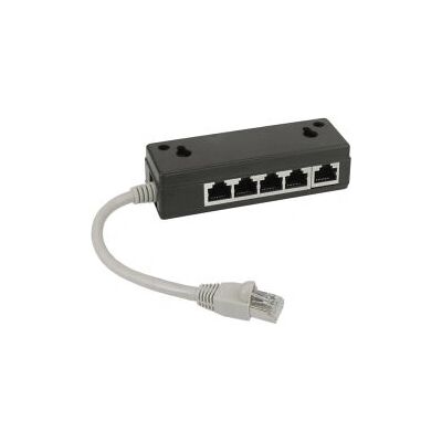 InLine 69935 ISDN Verteiler - 5x RJ45 - 15cm - Schwarz InLine 69935 ISDN Verteiler - 5x RJ45 - 15cm - Schwarz