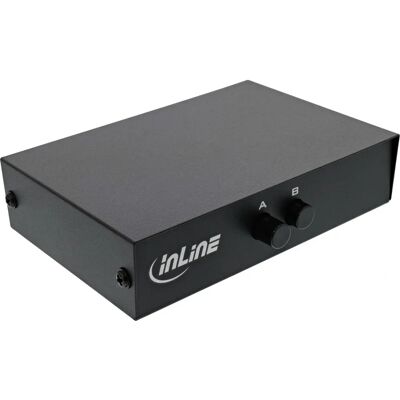 InLine 60609 Seriell switchbox - RS232, 2-ports, handmanuell InLine 60609 Seriell switchbox - RS232, 2-ports, handmanuell