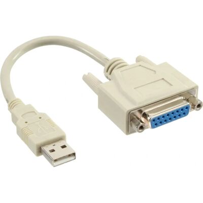 InLine 33101 USB-DB15 Beige Sarjaliitäntäkaapeli InLine 33101 USB-DB15 Beige Sarjaliitäntäkaapeli