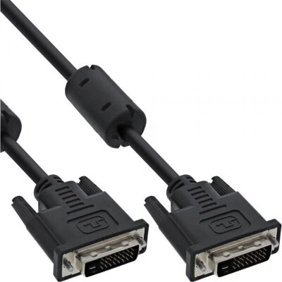 Cavo DVI-D 3m Nero InLine - Alta qualità & Dual Link Cavo DVI-D 3m Nero InLine - Alta qualità & Dual Link