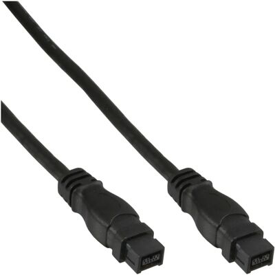 InLine 39903 FireWire Kabel - 9-polig, Schwarz, 3m InLine 39903 FireWire Kabel - 9-polig, Schwarz, 3m