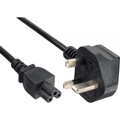 Câble d'alimentation InLine - 2m Noir BS 1363 C5 Câble d'alimentation InLine - 2m Noir BS 1363 C5