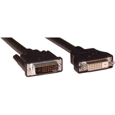 Cavo DVI-D 3m Dual Link M-F Nero - Inline Cavo DVI-D 3m Dual Link M-F Nero - Inline