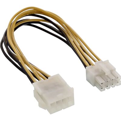 InLine 26631 Voedingskabel - 8-pins, 0,2m, Veelkleurig InLine 26631 Voedingskabel - 8-pins, 0,2m, Veelkleurig
