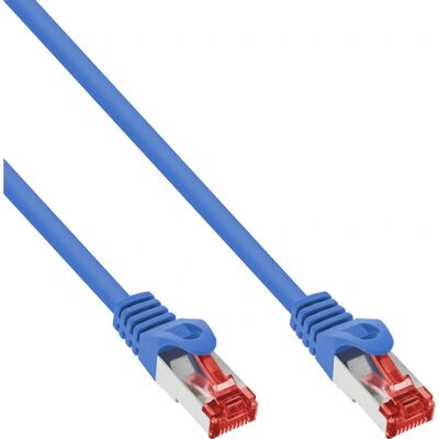 Câble Ethernet Cat6 S/FTP InLine 76403B - 3m, Bleu - Publicité Câble Ethernet Cat6 S/FTP InLine 76403B - 3m, Bleu - Publicité