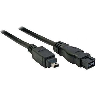 InLine FireWire Kaapeli 1m 9-4-pinni musta InLine FireWire Kaapeli 1m 9-4-pinni musta