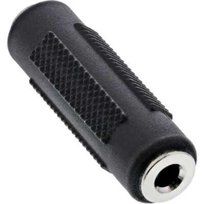 InLine 99306 - Adattatore audio, connettore femmina da 3,5 mm - Nero InLine 99306 - Adattatore audio, connettore femmina da 3,5 mm - Nero