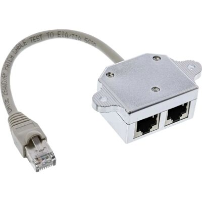 InLine Stříbrný 0,15m Síťový Kabel a Adaptér InLine Stříbrný 0,15m Síťový Kabel a Adaptér