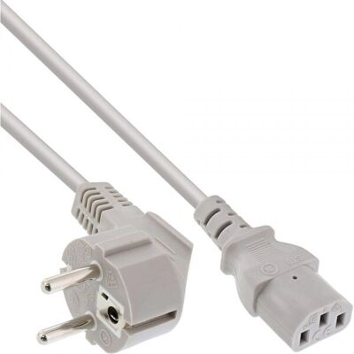 InLine 4043718051687 Stromkabel - Typ F Stecker, 2 m, Grau InLine 4043718051687 Stromkabel - Typ F Stecker, 2 m, Grau