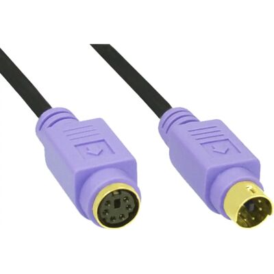InLine 13342W - 2m PS/2-kabel - Premium InLine 13342W - 2m PS/2-kabel - Premium