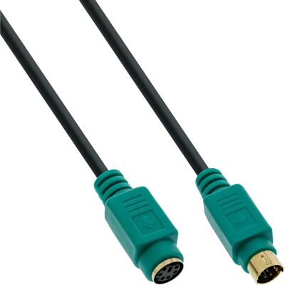 Zelený 3m PS/2 kabel Inline 13343H - PS/2 Kabel Zelený 3m PS/2 kabel Inline 13343H - PS/2 Kabel