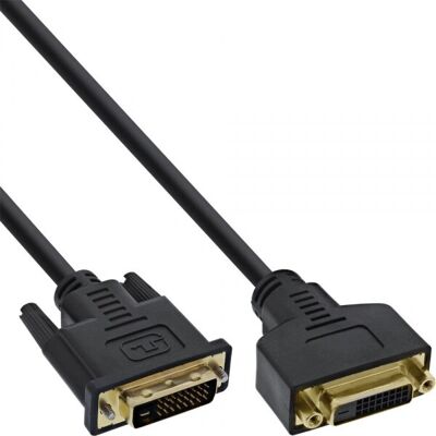 InLine 4043718070978 DVI-kabel - 2m - DVI-D - Zwart InLine 4043718070978 DVI-kabel - 2m - DVI-D - Zwart