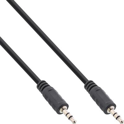InLine 99936B Audiokabel - 5m Schwarz InLine 99936B Audiokabel - 5m Schwarz