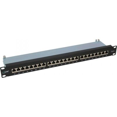 InLine 76224S Panel de Patch - 24 Ports - Noir - 1U - 19" - Publicité InLine 76224S Panel de Patch - 24 Ports - Noir - 1U - 19" - Publicité