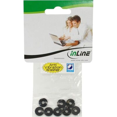 InLine 244 Gummi-Unterlegscheiben für Festplatten und Pumpen - 8 Stück InLine 244 Gummi-Unterlegscheiben für Festplatten und Pumpen - 8 Stück