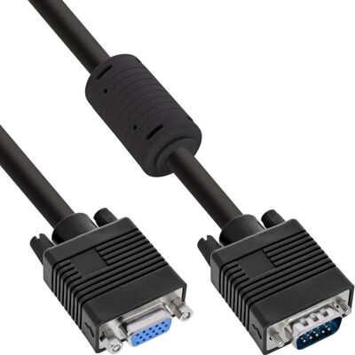 Inline 17701B VGA-kabel - 1m, D-Sub, Svart Inline 17701B VGA-kabel - 1m, D-Sub, Svart