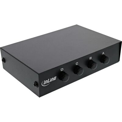 InLine 60606B Network Switch - 4 Port Ethernet - Black InLine 60606B Network Switch - 4 Port Ethernet - Black